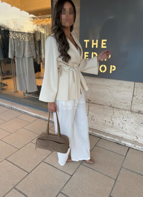 Kimono Linen Pants Set
