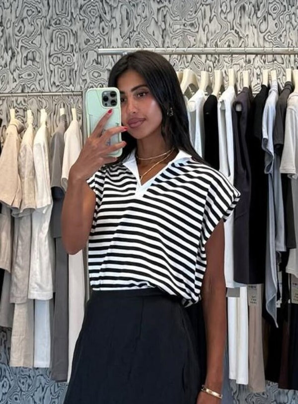 Stripped Padded Shirt