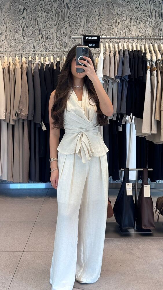 Long Summer Vest Set