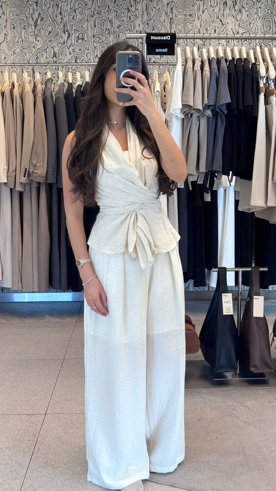 Long Summer Vest Set
