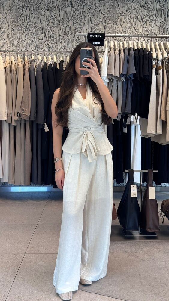 Long Summer Vest Set