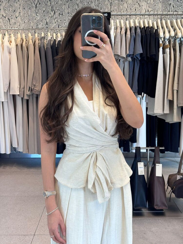 Long Summer Vest Set