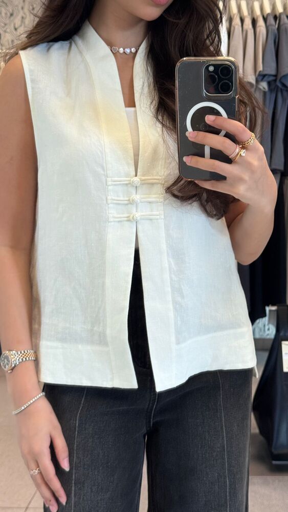 Linen Vest