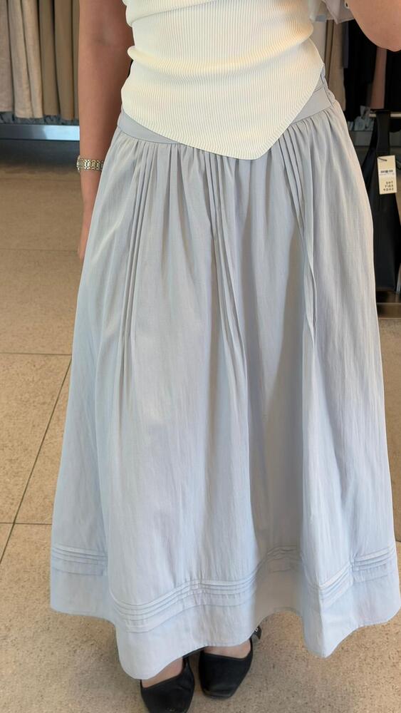 Poplin Midi Skirt