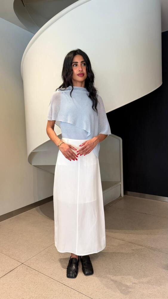 Asymmetrical Sheer Top