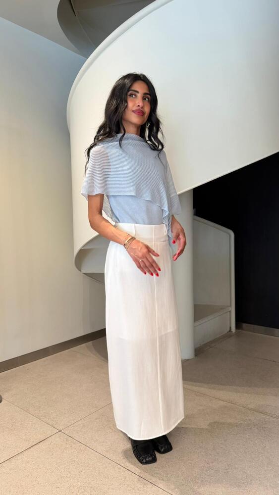 Asymmetrical Sheer Top
