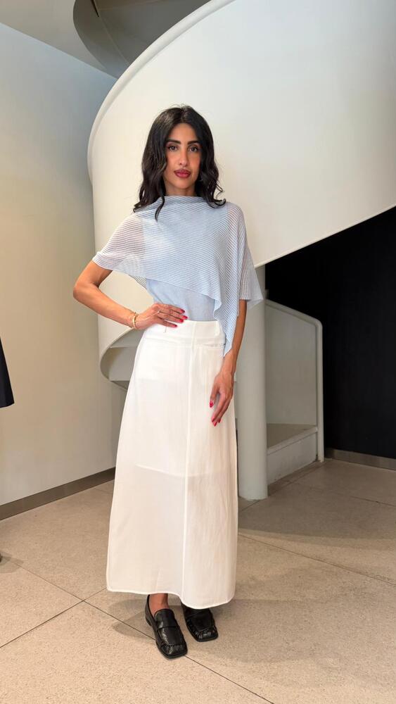 Asymmetrical Sheer Top