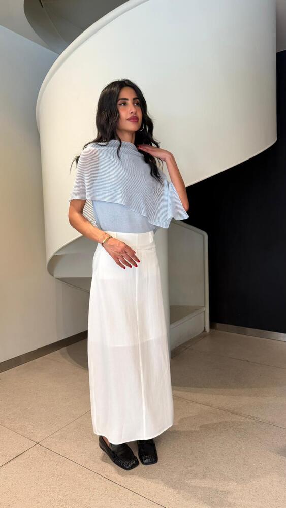 Asymmetrical Sheer Top