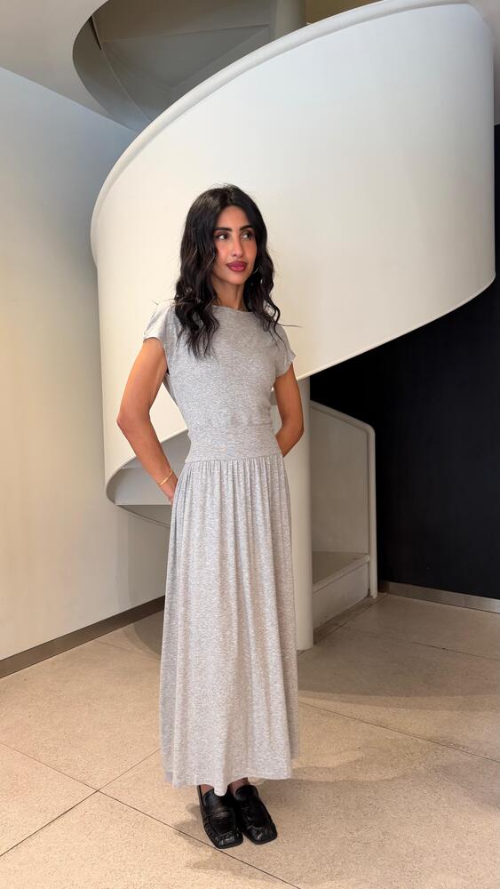 Draped Midi Dress