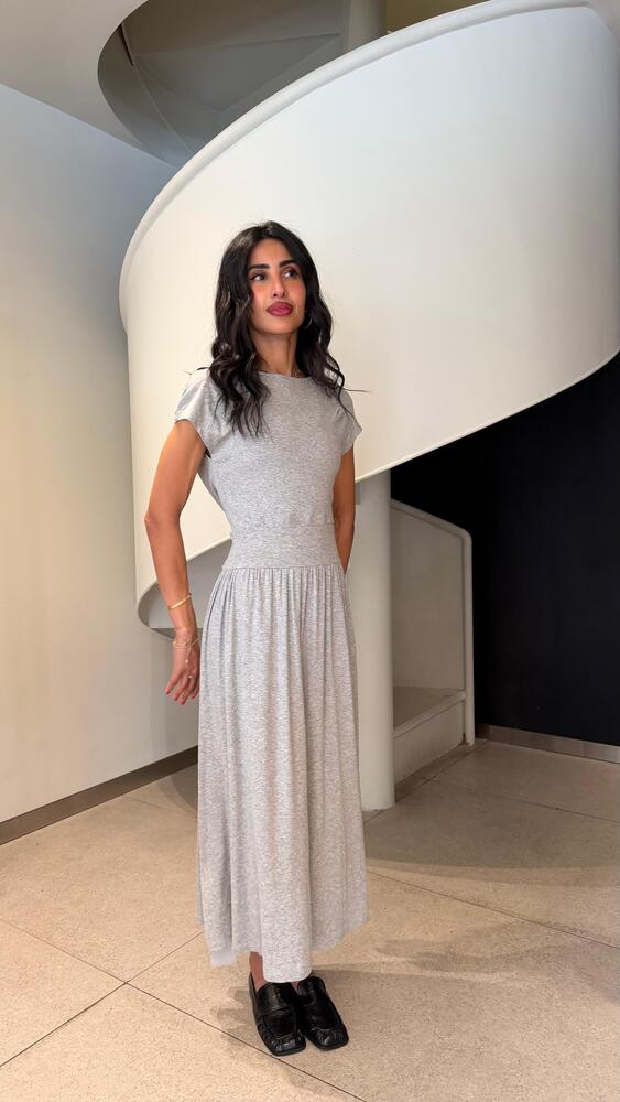 Draped Midi Dress