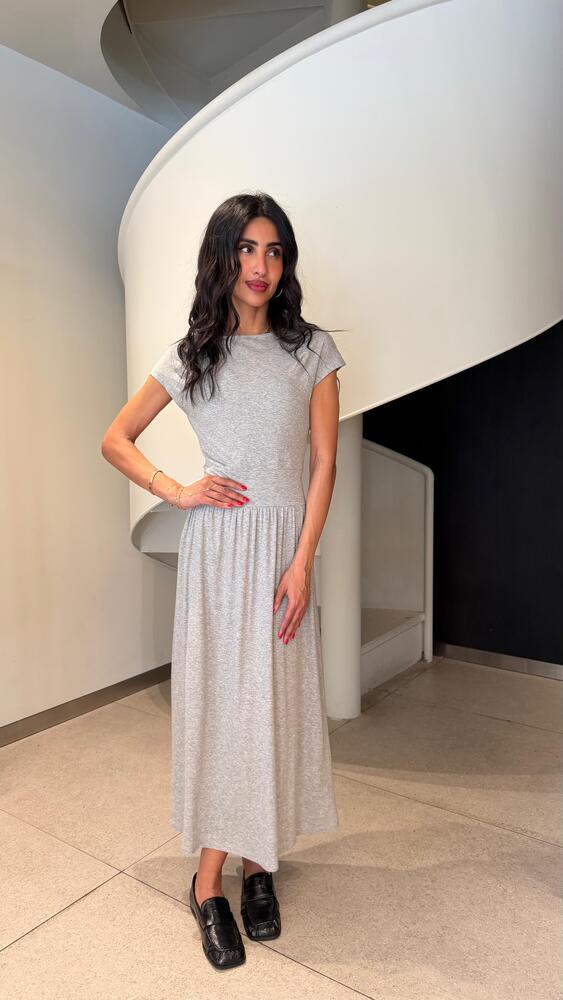 Draped Midi Dress