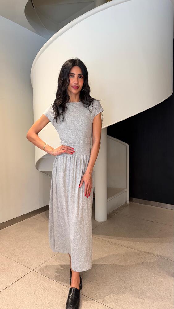 Draped Midi Dress