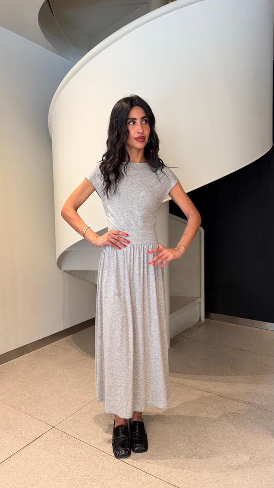 Draped Midi Dress