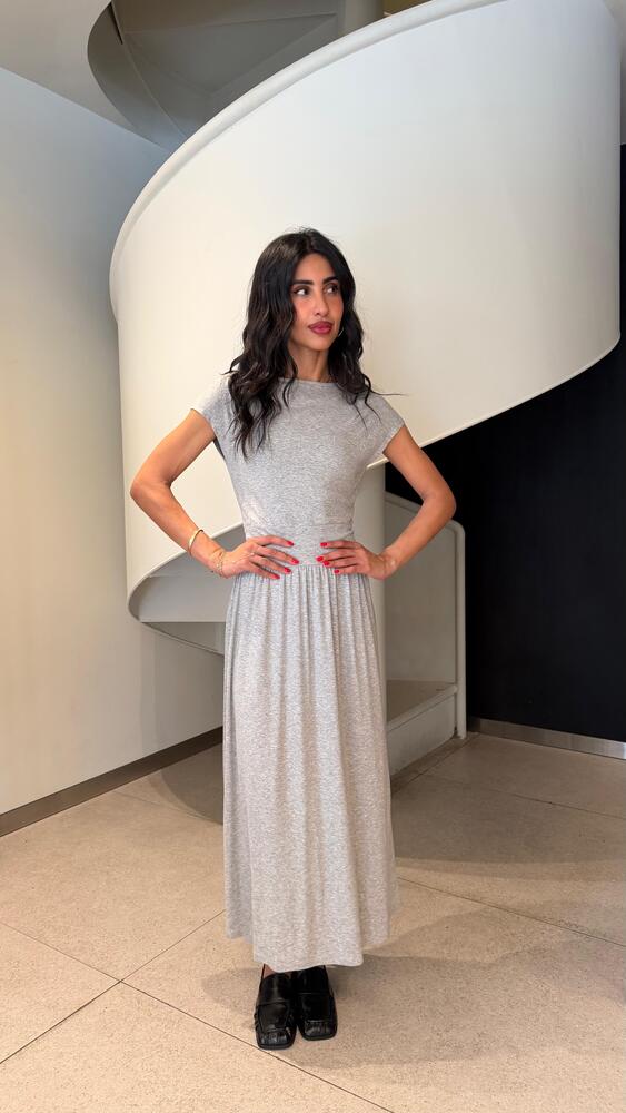 Draped Midi Dress