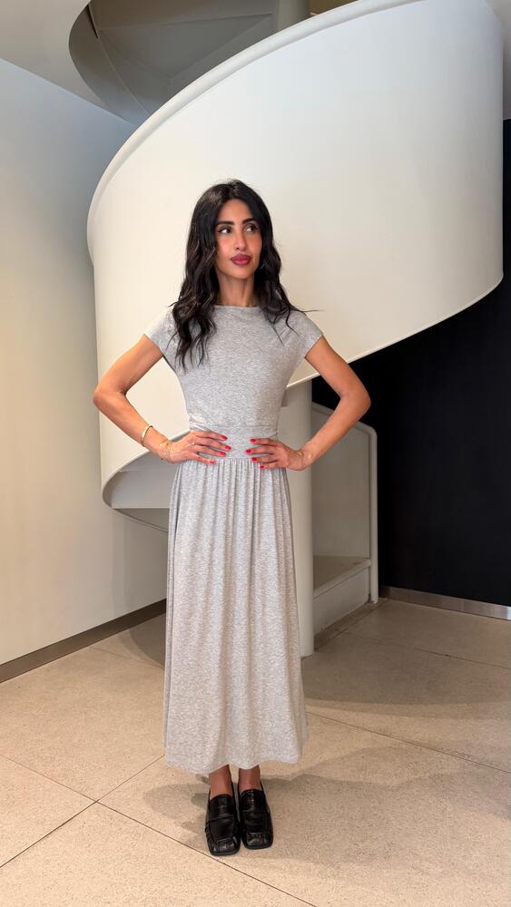 Draped Midi Dress