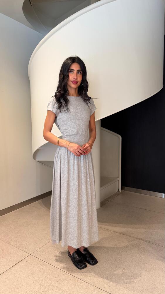 Draped Midi Dress