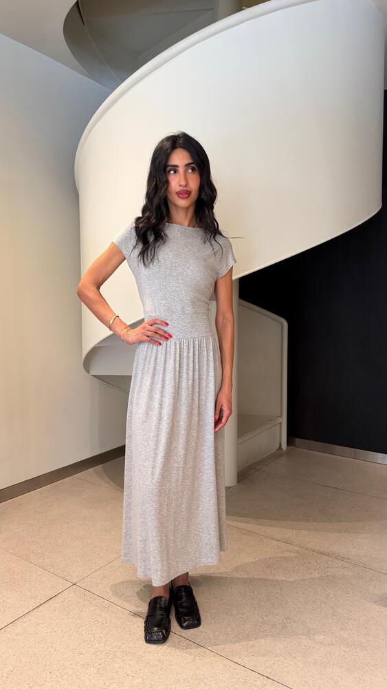Draped Midi Dress