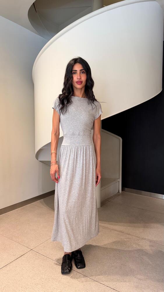 Draped Midi Dress