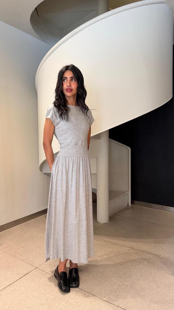 Draped Midi Dress