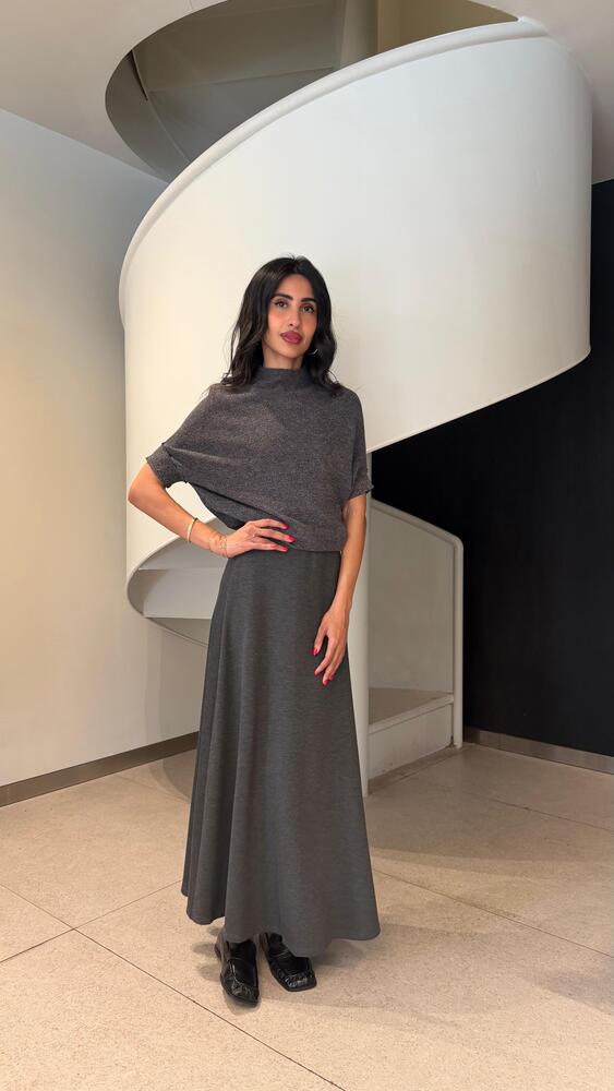 Dolman Knit Top + Skirt
