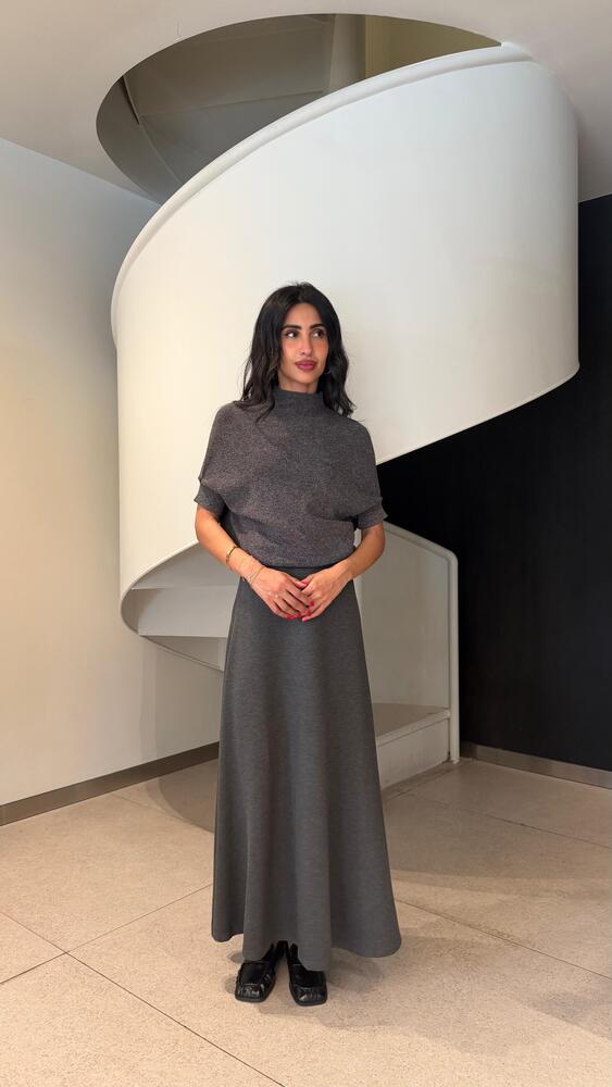 Dolman Knit Top + Skirt