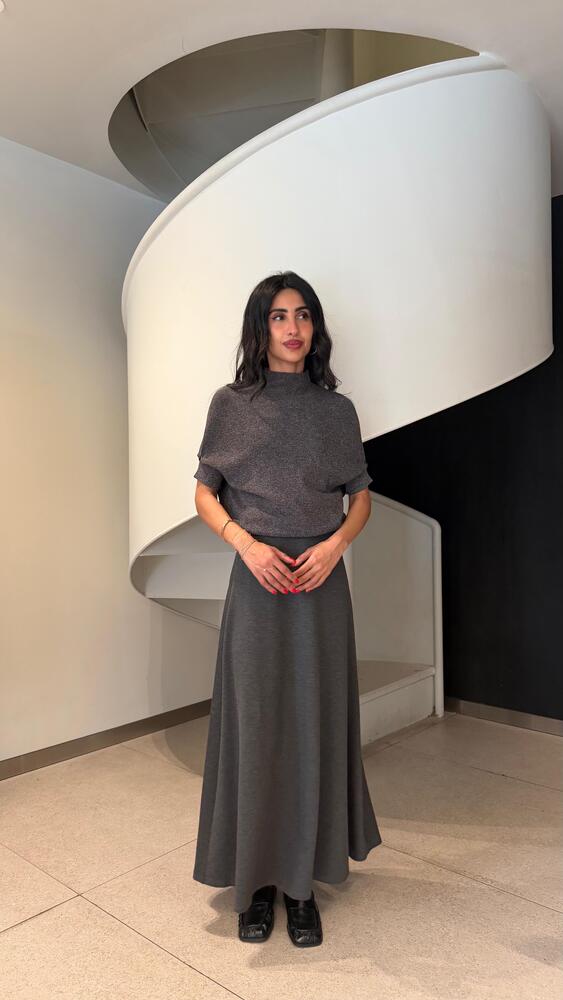 Dolman Knit Top + Skirt