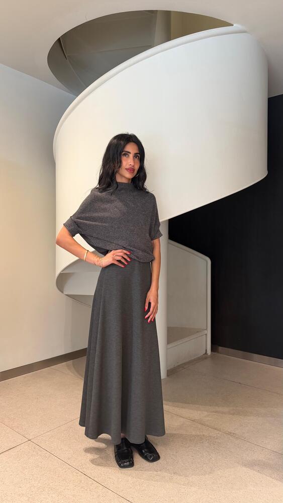 Dolman Knit Top + Skirt