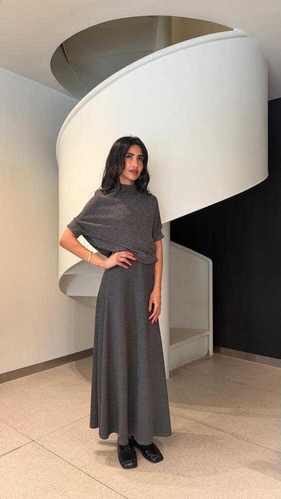 Dolman Knit Top + Skirt