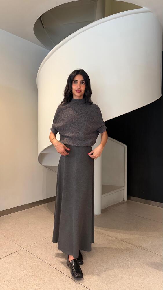 Dolman Knit Top + Skirt