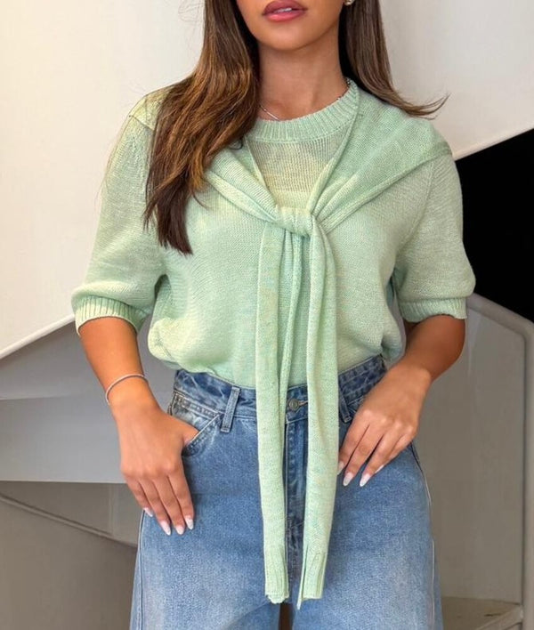 Tie Knitted Top