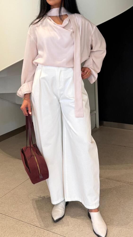 Double Button Closure Trousers