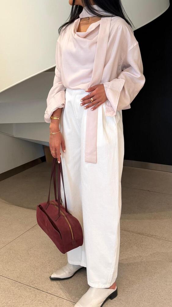 Double Button Closure Trousers