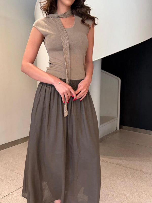 Cashmere Scarf Top