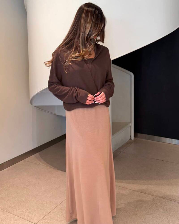Drawstring Waist Skirt