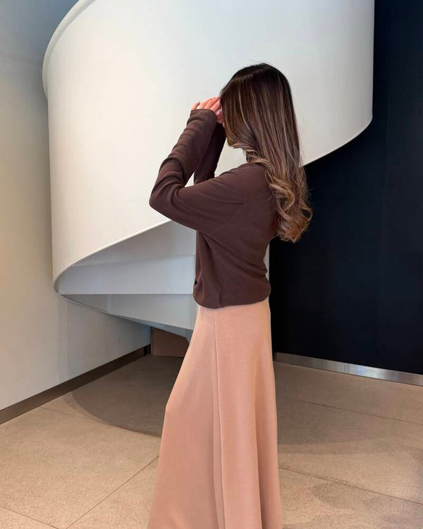 Drawstring Waist Skirt