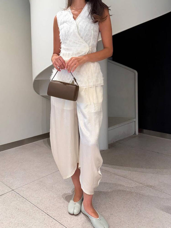 Fringe Wrap Top