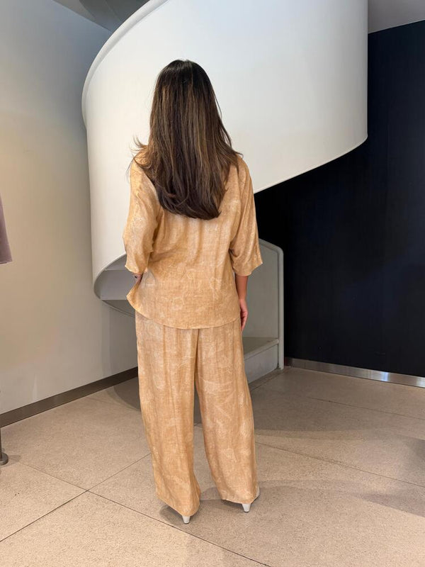 Wrap Blouse Pants Set