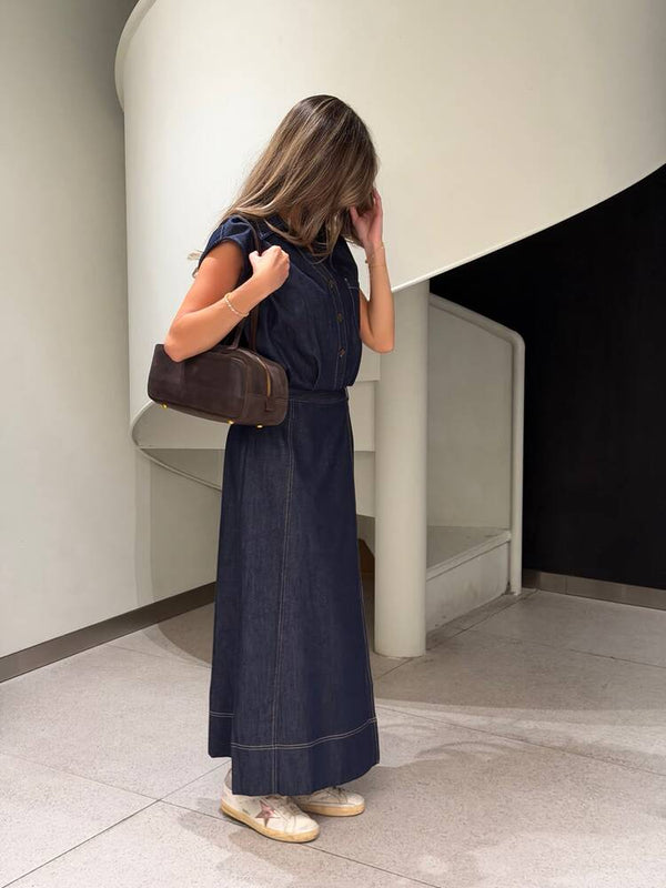Denim Gilet Set