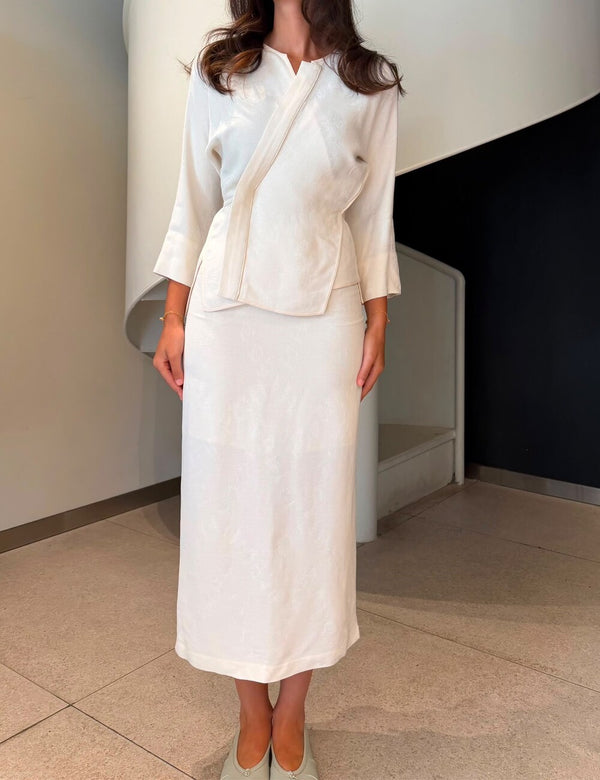 Embroidered Kimono Set