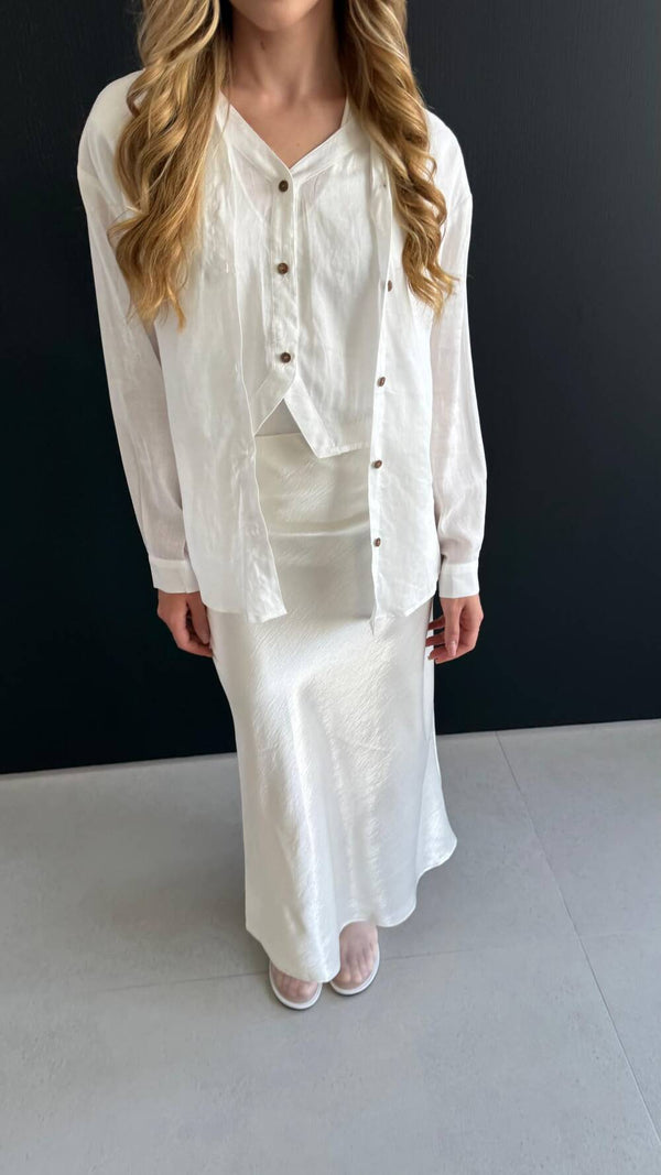 Silk Maxi Skirt