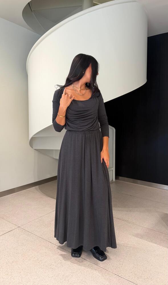 Draped Cowl + Skirt