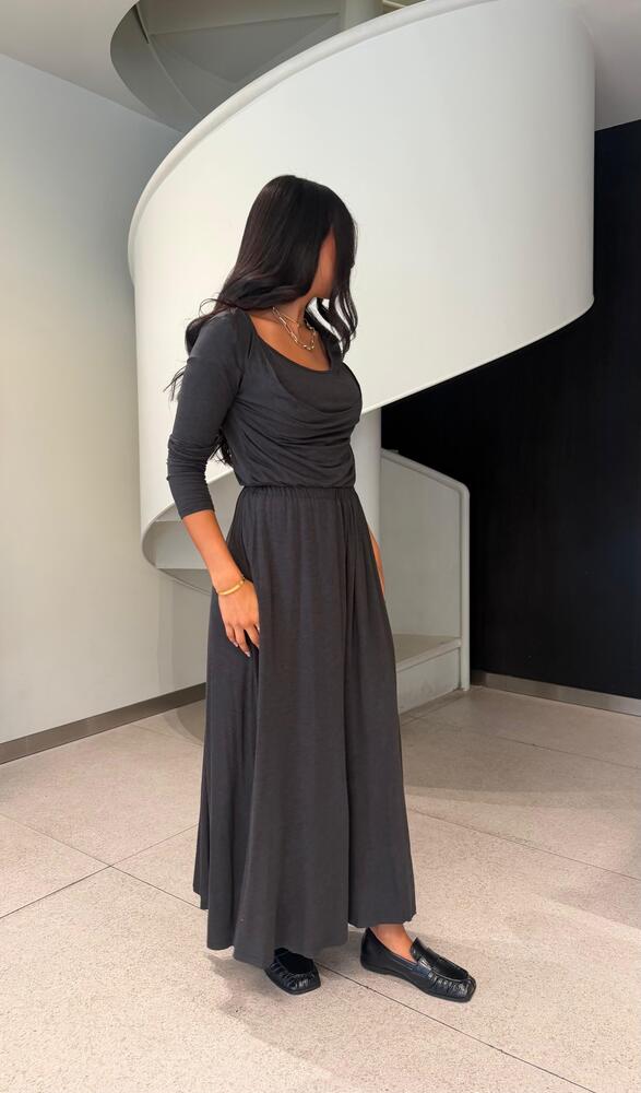 Draped Cowl + Skirt