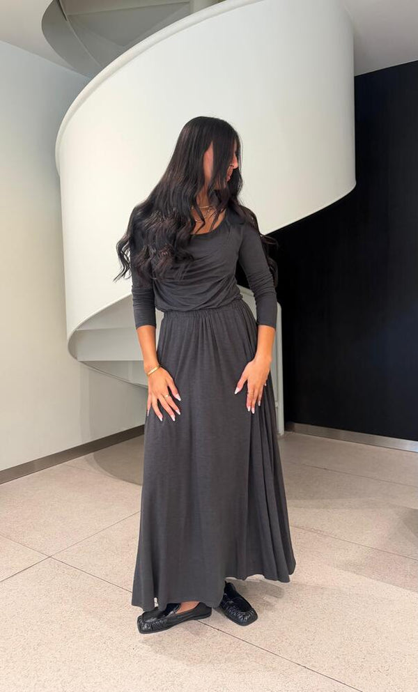 Draped Cowl + Skirt