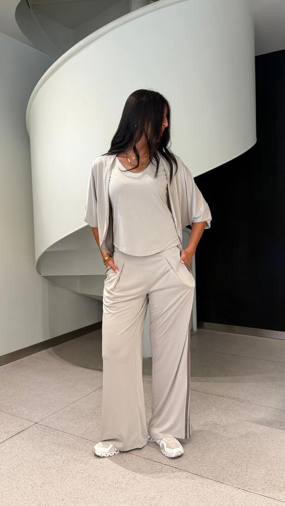 3 Piece Cardigan + Pants Set