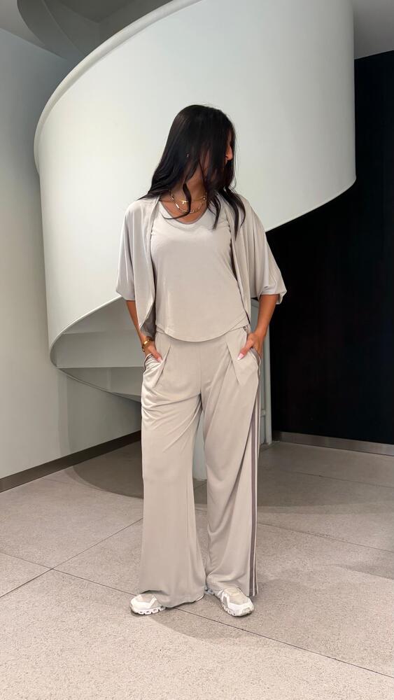 3 Piece Cardigan + Pants Set
