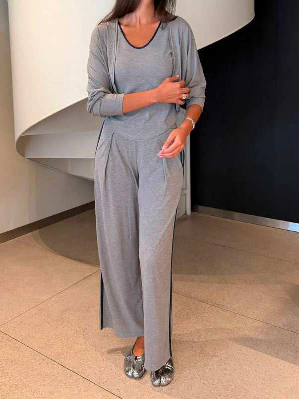 3 Piece Cardigan + Pants Set