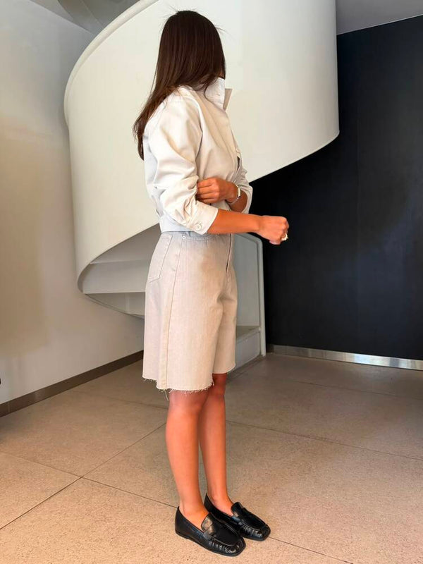High Neck Cropped Jacket