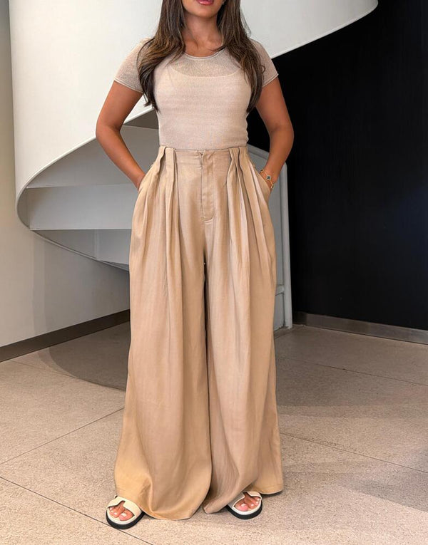 Deep Pleat Trousers