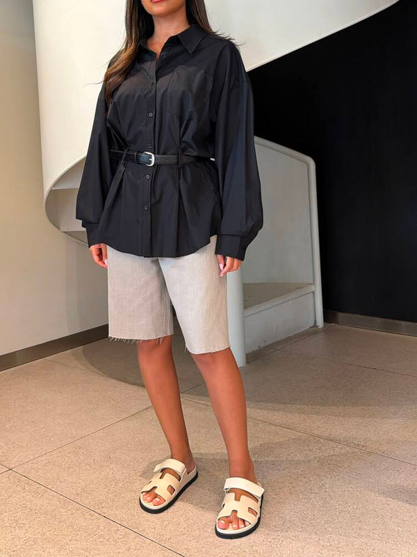Belted Shirt
