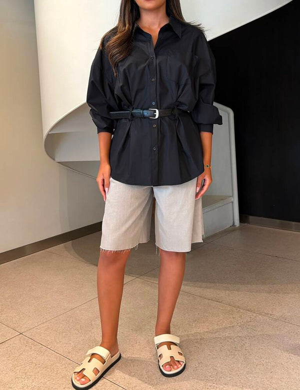 Belted Shirt